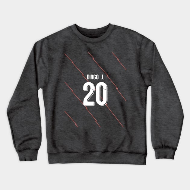 Diogo Jota Liverpool Home jersey 21/22 Crewneck Sweatshirt by Alimator